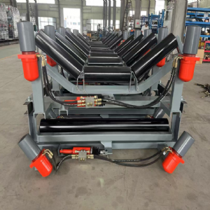 电液皮带纠偏托辊架